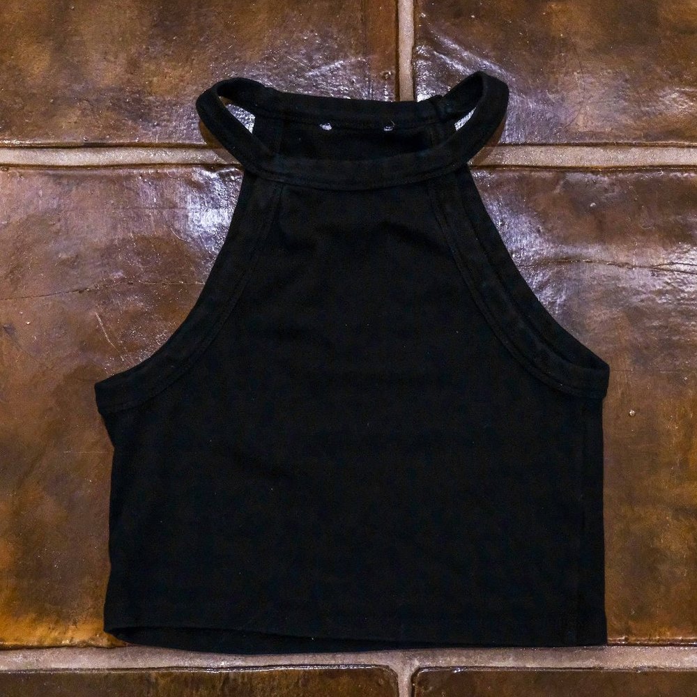 Zara High Neck/Halter Crop Top